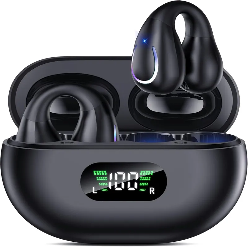Paekole Open Ear Clip Wireless Earbuds Bluetooth 5.3