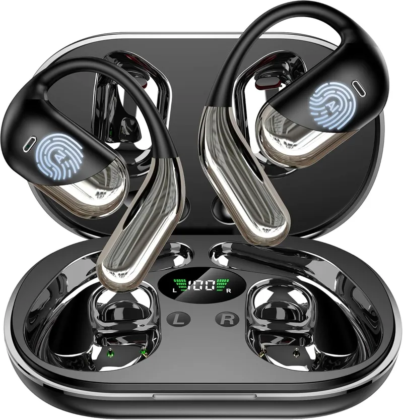 Paekole Translation Earbuds Real Time, Solid Black